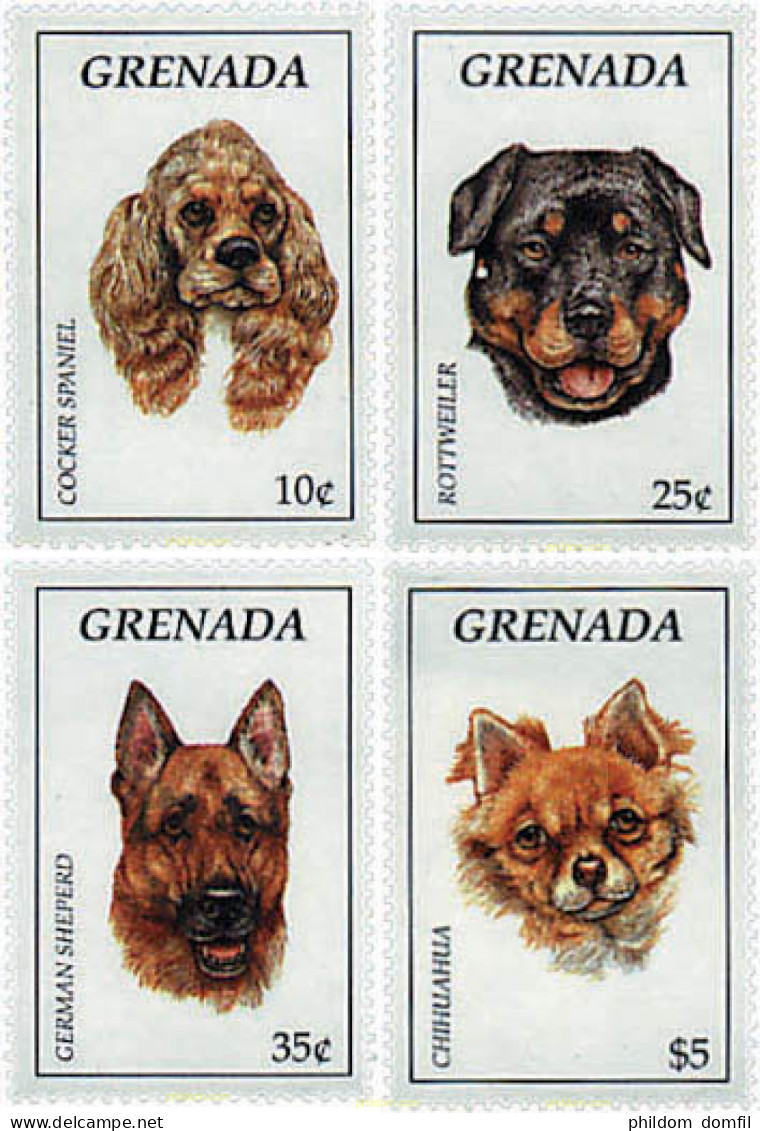 49376 MNH GRANADA 1995 PERROS DE RAZA - Grenade (1974-...)