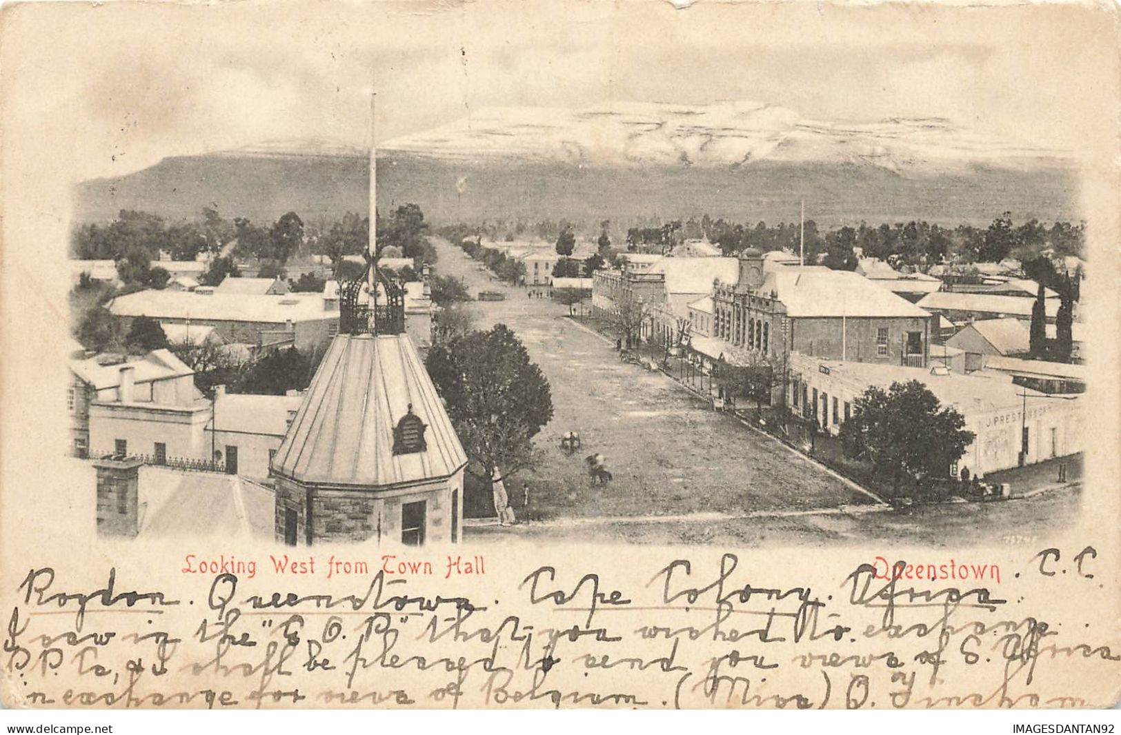 AFRIQUE DU SUD #MK34644 QUEENSTOWN LOOKING WEST FROM TOWN HALL - South Africa