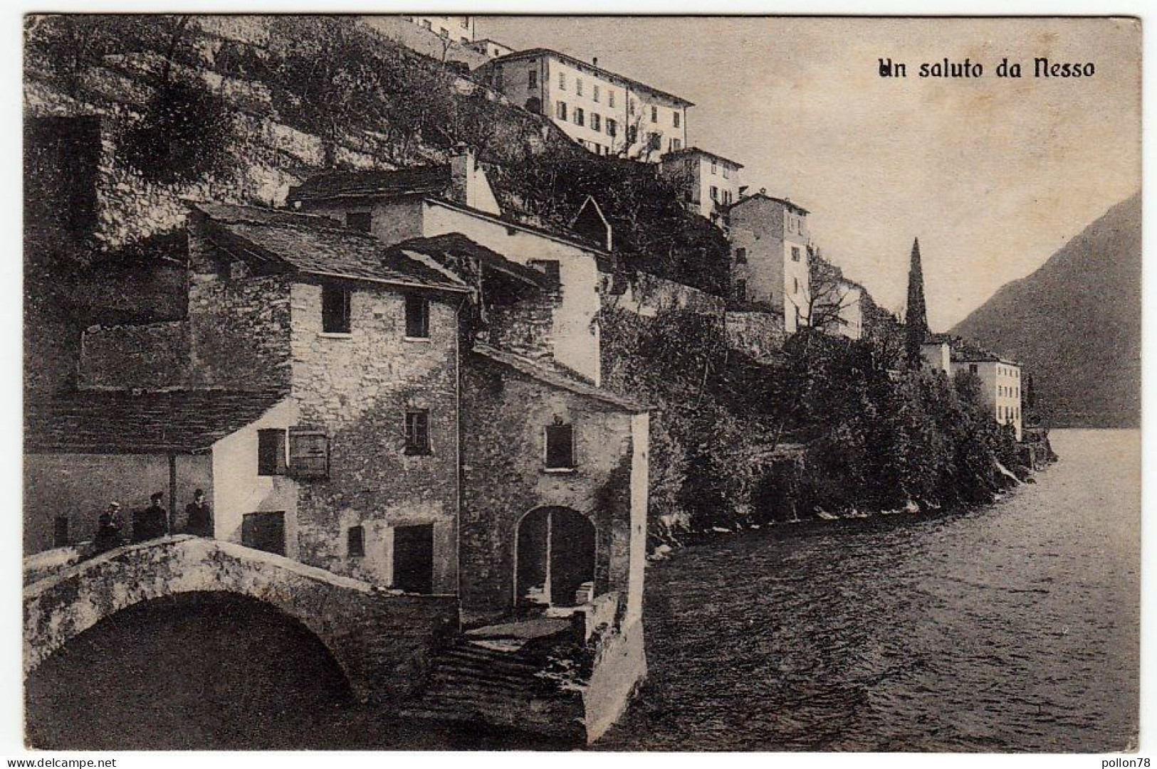 UN SALUTO DA NESSO - COMO - 1927 - Vedi Retro - Formato Piccolo - Como