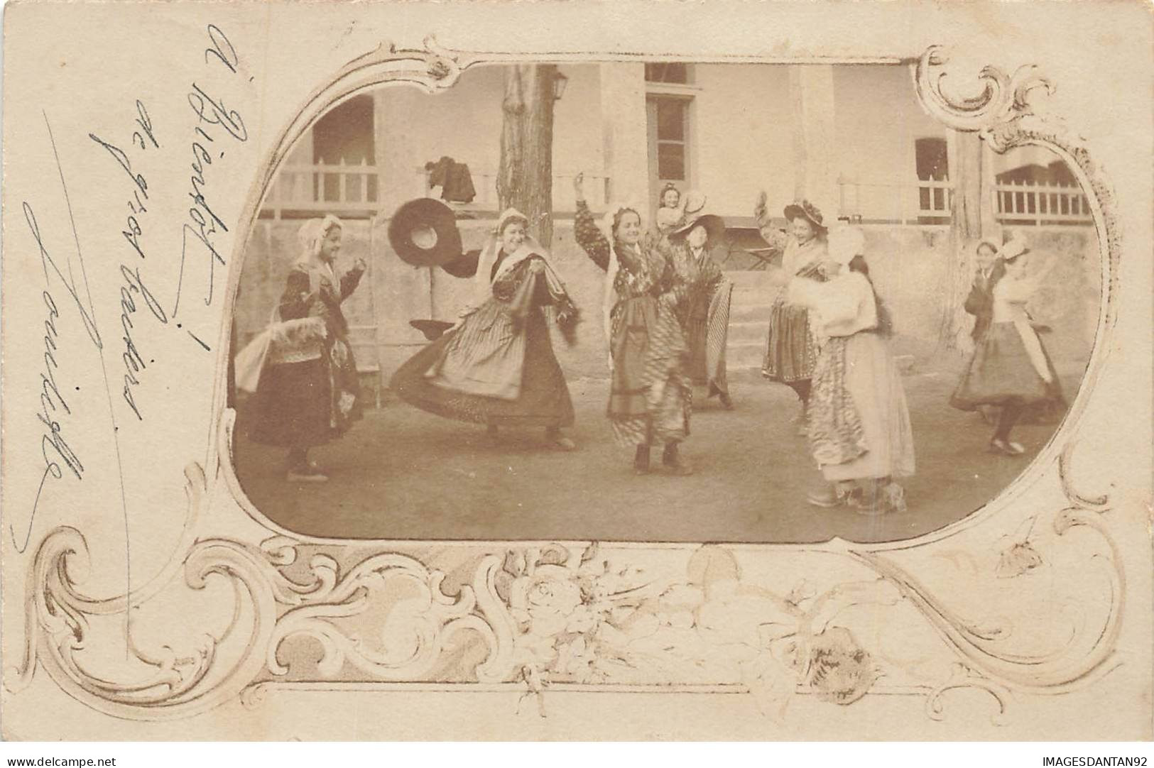 92 NEUILLY #FG42383 ECOLE SAINTE MARIE DE NEUILLY RUE DAMES AUGUSTINES COUVENT CARTE PHOTO 1904 - Neuilly Sur Seine