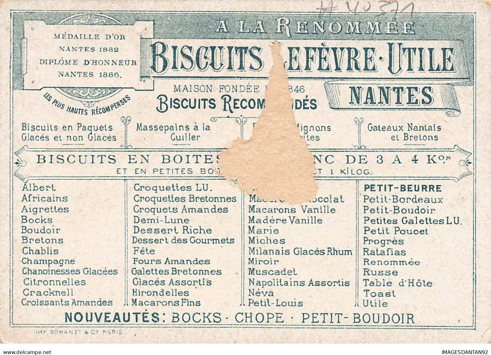 CHROMO #CL40371 BISCUITS LU LEFEVRE UTILE COSTUME HISTORIQUE LES CROISADES FEMME FILE LA LAINE FUSEAU ROMANET PARIS - Lu