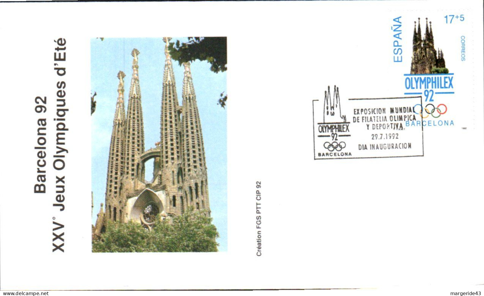 ESPAGNE J O BARCELONE 1992 - Sommer 1992: Barcelone