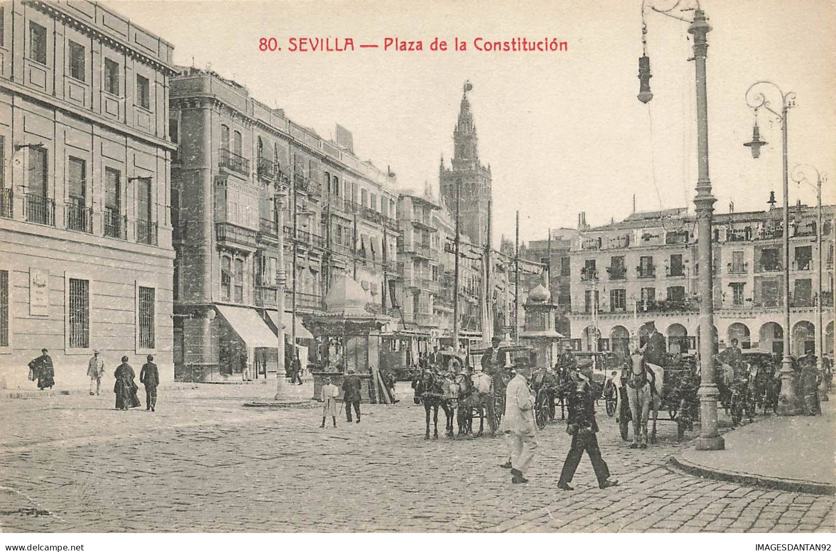 ESPAGNE #AS31598 SEVILLA PLAZA DE LA CONSTITUCION - Sevilla (Siviglia)