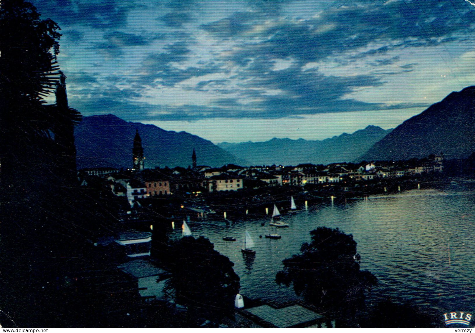 ASCONA : Vista Generale Notturna - Ascona