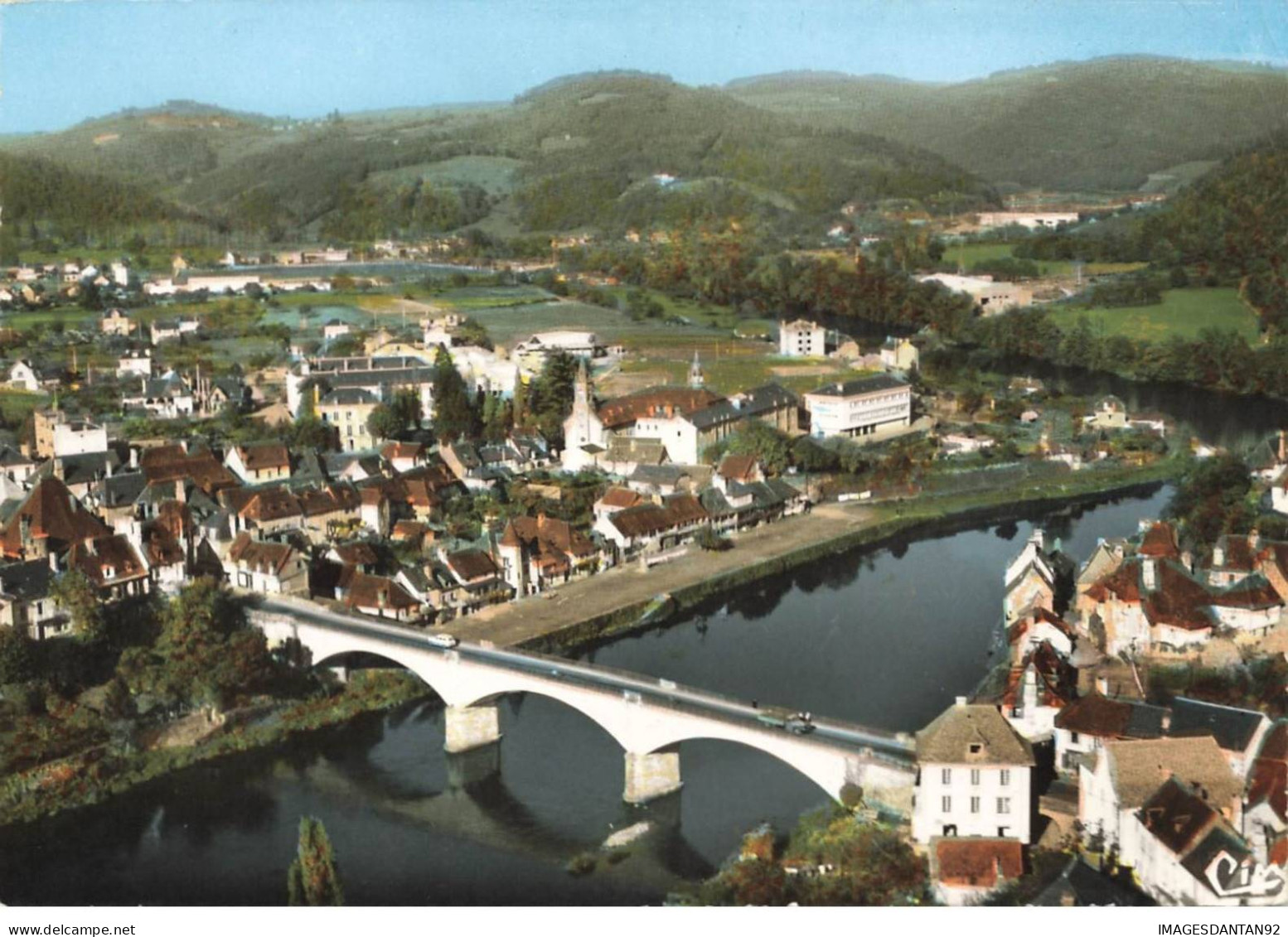 19 ARGENTAT #MK33711 VUE GENERALE AERIENNE LE PONT SUR LA DORDOGNE - Argentat