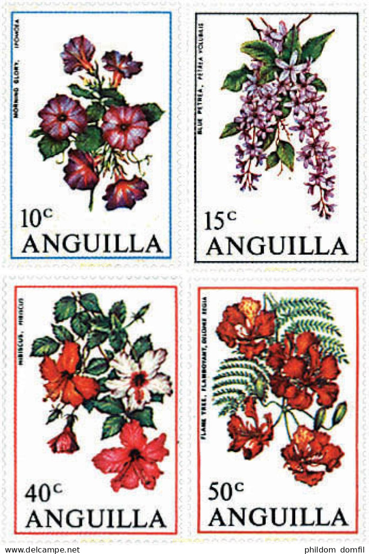 79020 MNH ANGUILLA 1970 FLORES DE LAS ANTILLAS - Anguilla (1968-...)