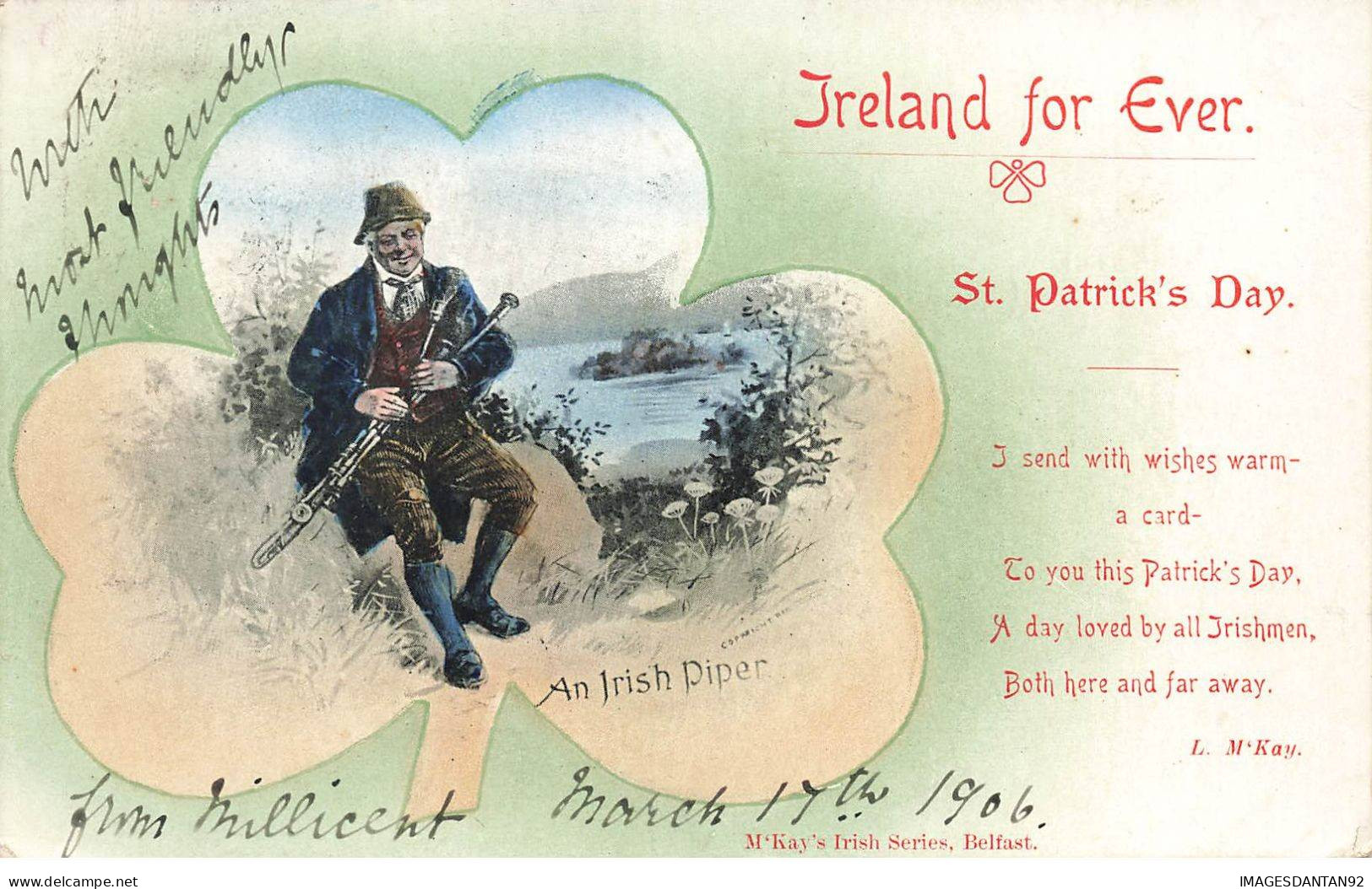 IRLANDE #MK44092 IRELAND FOR EVER ST PATRICKS DAY - Other & Unclassified
