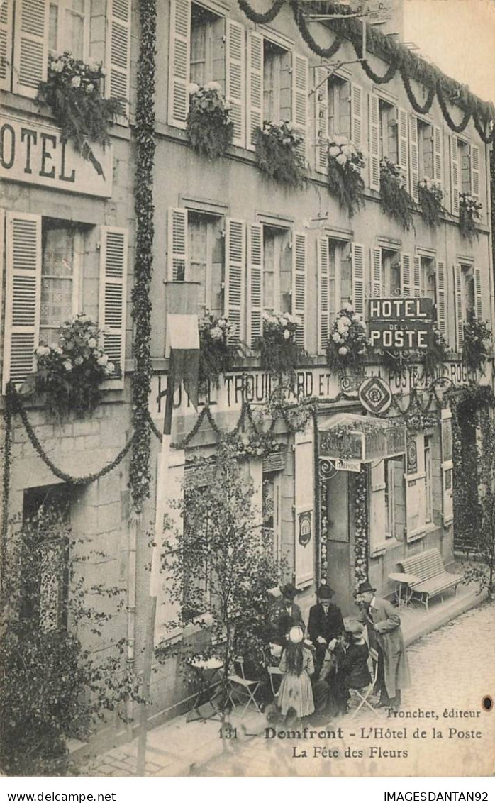 61 DOMFRONT #MK42690 L HOTEL DE LA POSTE LA FETE DES FLEURS - Domfront