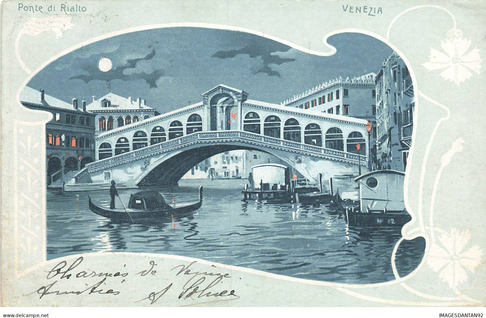 ITALIE #MK42117 PONTE DI RIALTO LUNE MOON - Venezia (Venice)