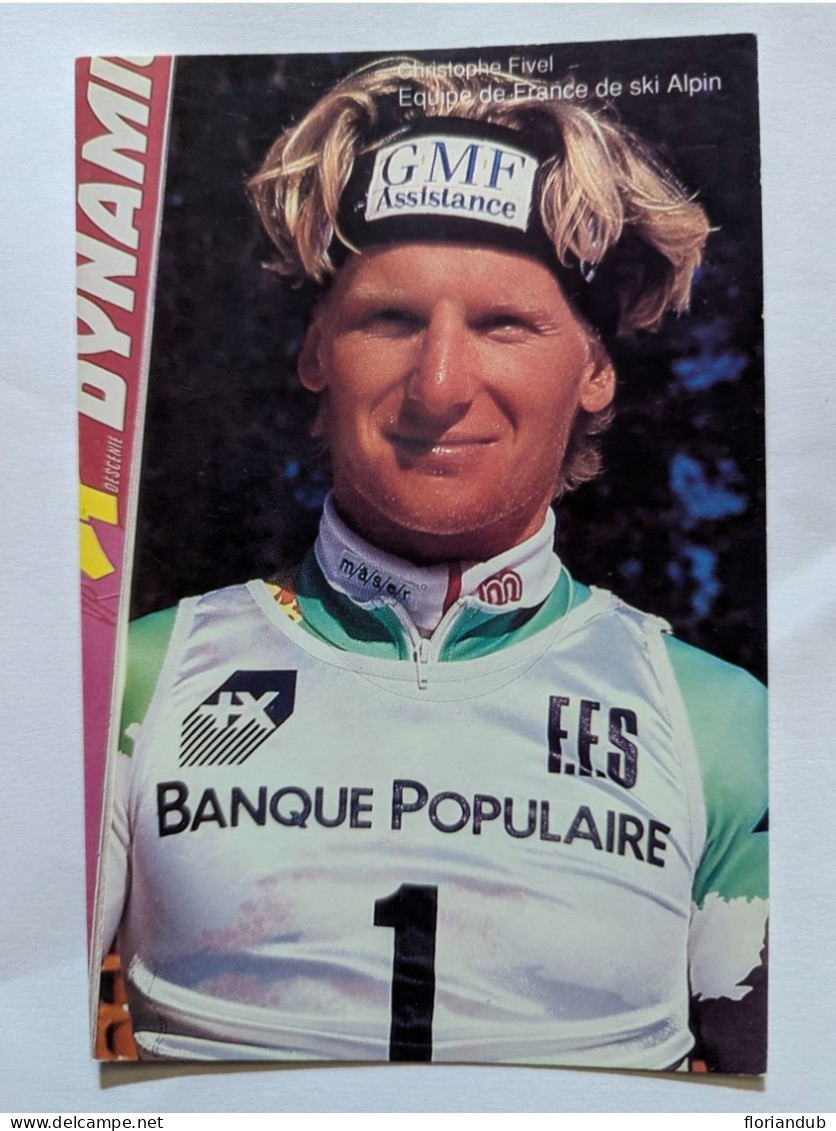 CP - Ski Alpin Christophe Fivel équipe De France Banque Populaire - Sports D'hiver