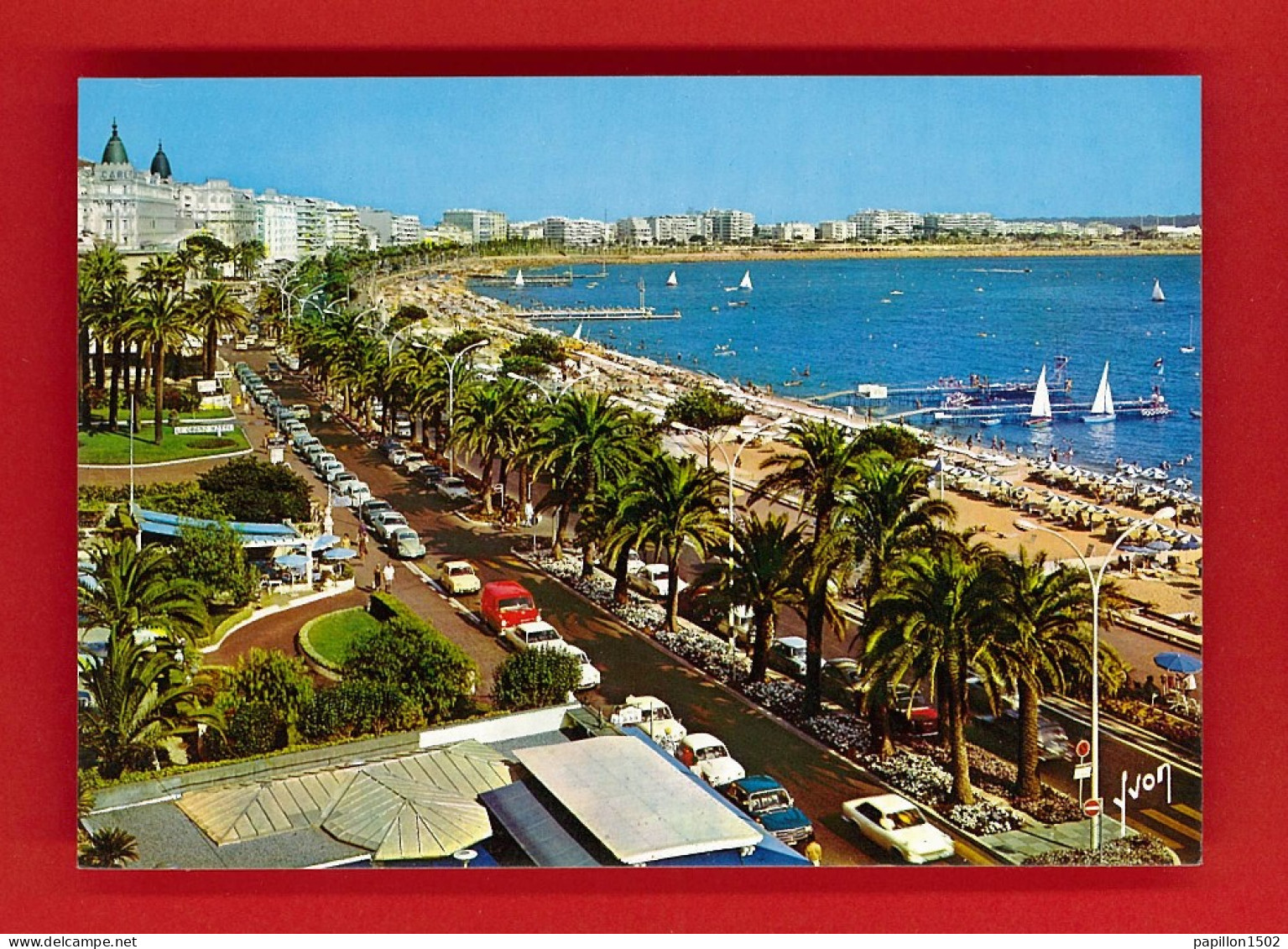 F-06-Cannes-21PH5 La Croisette, Voir Les Nombreuses Voitures, Toutes Marques, BE - Cannes