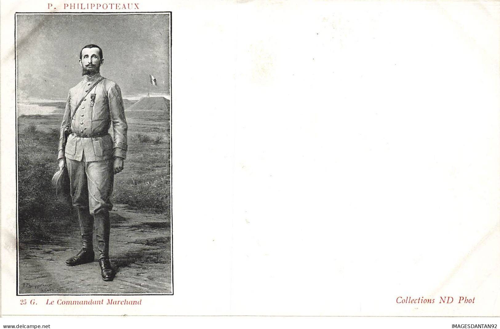 GUINEE FRANCAISE #MK42266 P.PHILIPPOTEAUX LE COMMANDANT MARCHAND EXPLORATEUR - Guinée Française