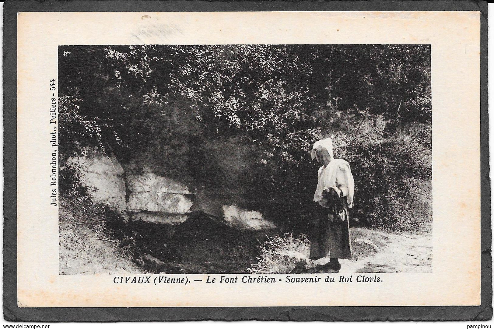 86 - CIVAUX - Le Font Chrétien - Souvenir Du Roi Clovis - Animée - Sonstige & Ohne Zuordnung