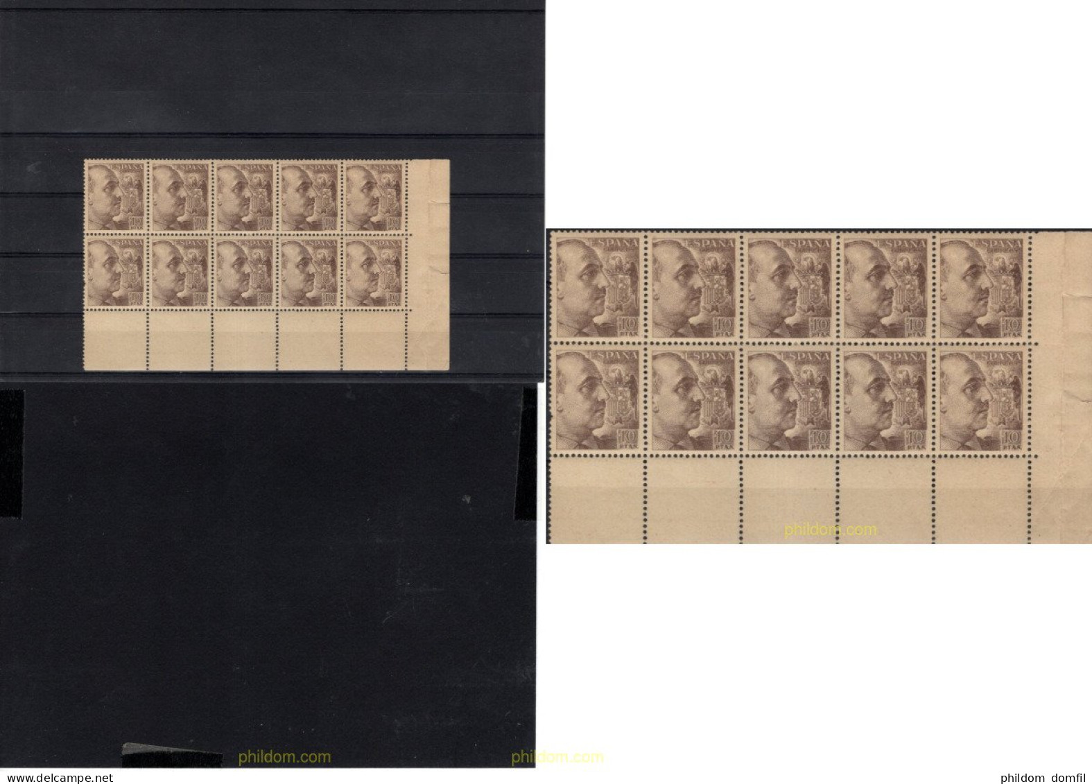 719717 MNH ESPAÑA 1949 CID Y GENERAL FRANCO - Unused Stamps
