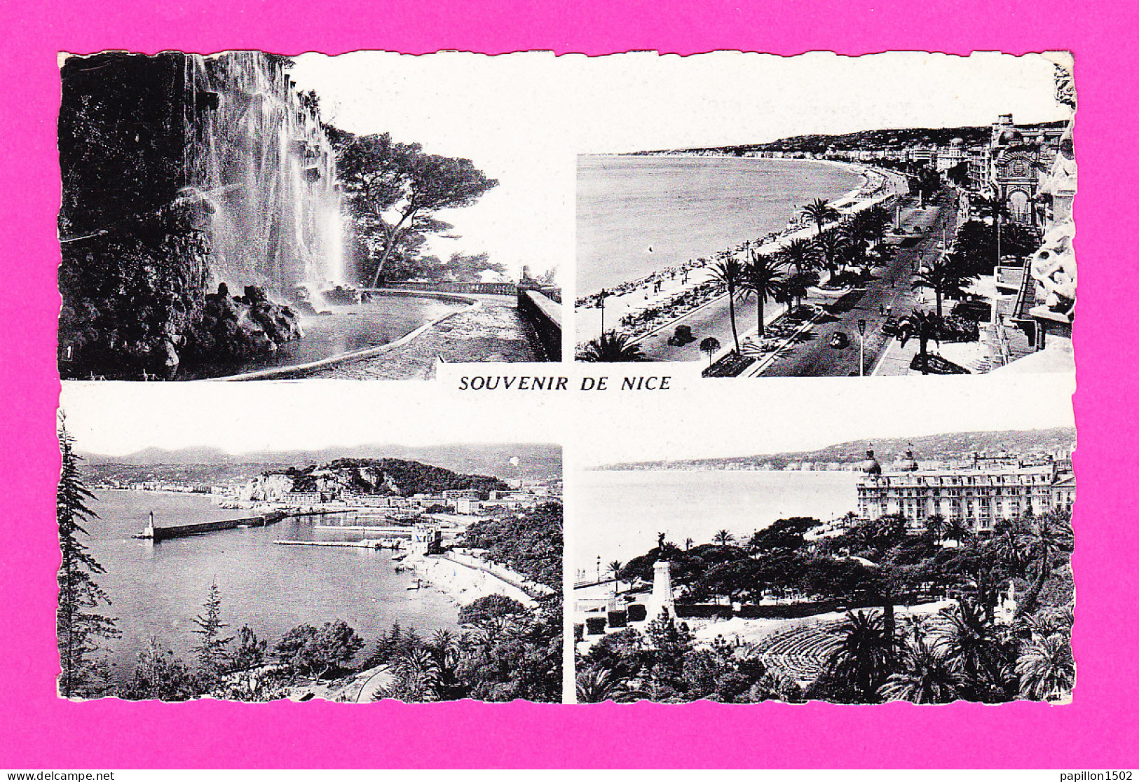 F-06-Nice-44PH5  Souvenir De Nice, Multivues, Type Photo - Mehransichten, Panoramakarten