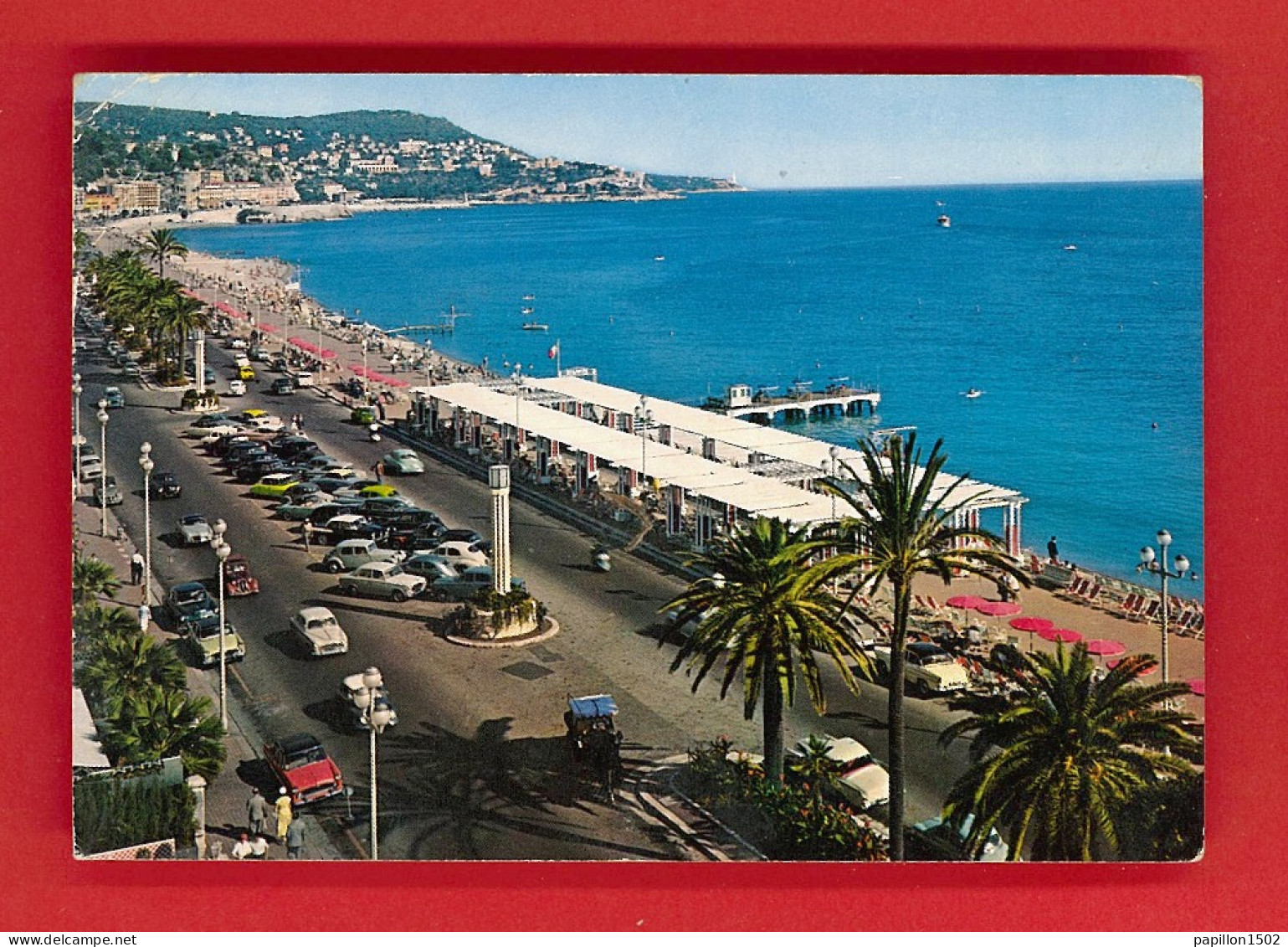 F-06-Nice-54PH5  La Promenade Des Anglais, Voir Les Voitures Toutes Marques,  - Traffico Stradale – Automobili, Autobus, Tram
