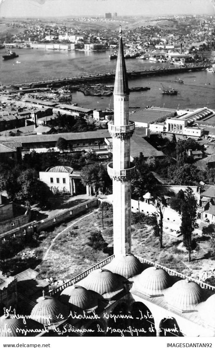 TURQUIE #MK44295 ISTANBUL LE MINARET DE SOLIMAN LE MAGNIFIQUE ET LE PONT - Türkei