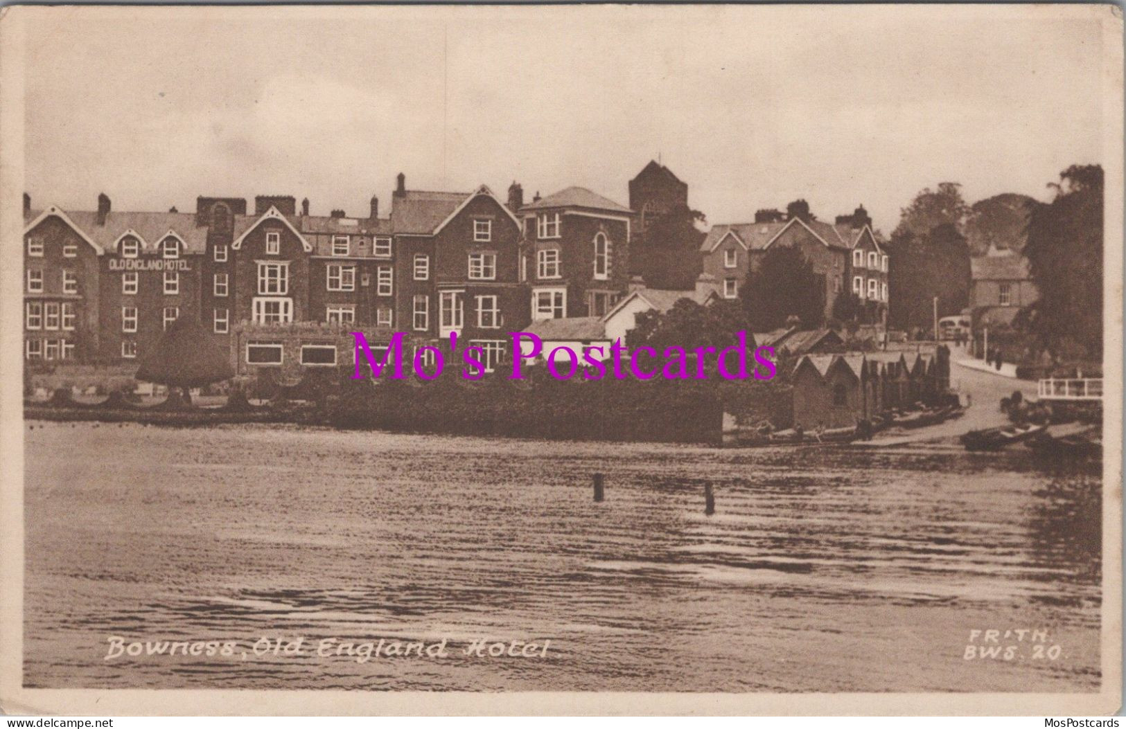 Cumbria Postcard - Bowness, Old England Hotel    DZ309 - Other & Unclassified