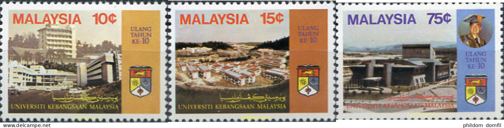 340101 MNH MALASIA 1980 UNIVERSIDAD DE MALASIA - Malesia (1964-...)