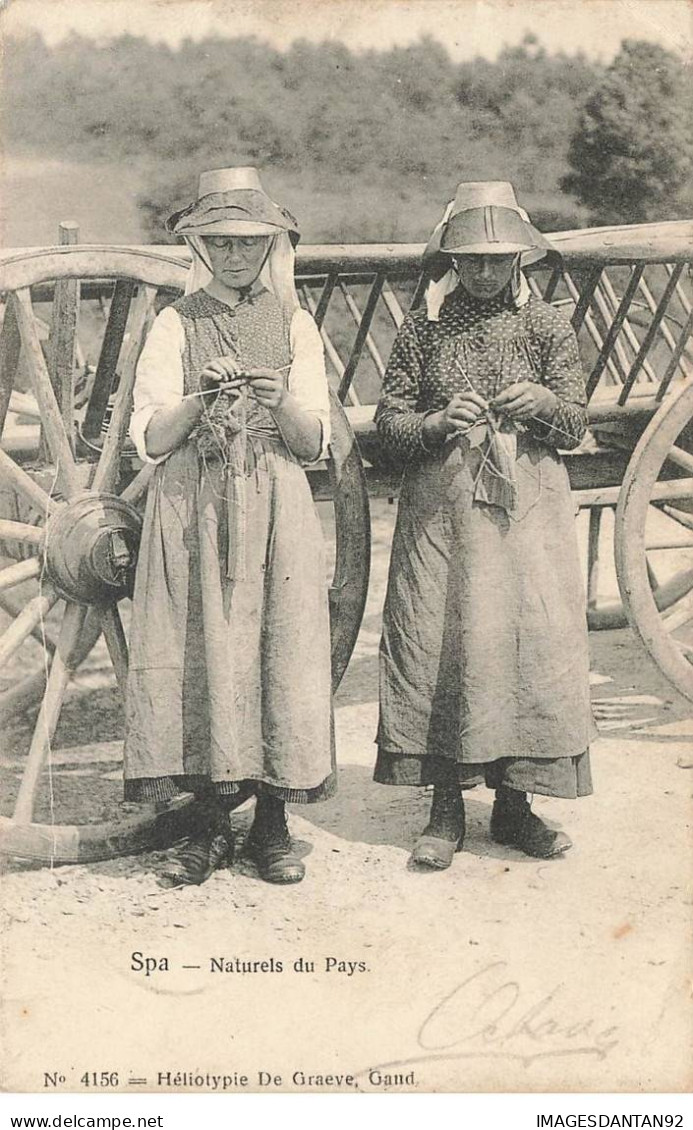 BELGIQUE #MK43947 SPA NATURELS DU PAYS DEUX FEMMES COSTUMES TRADITIONELLES - Spa