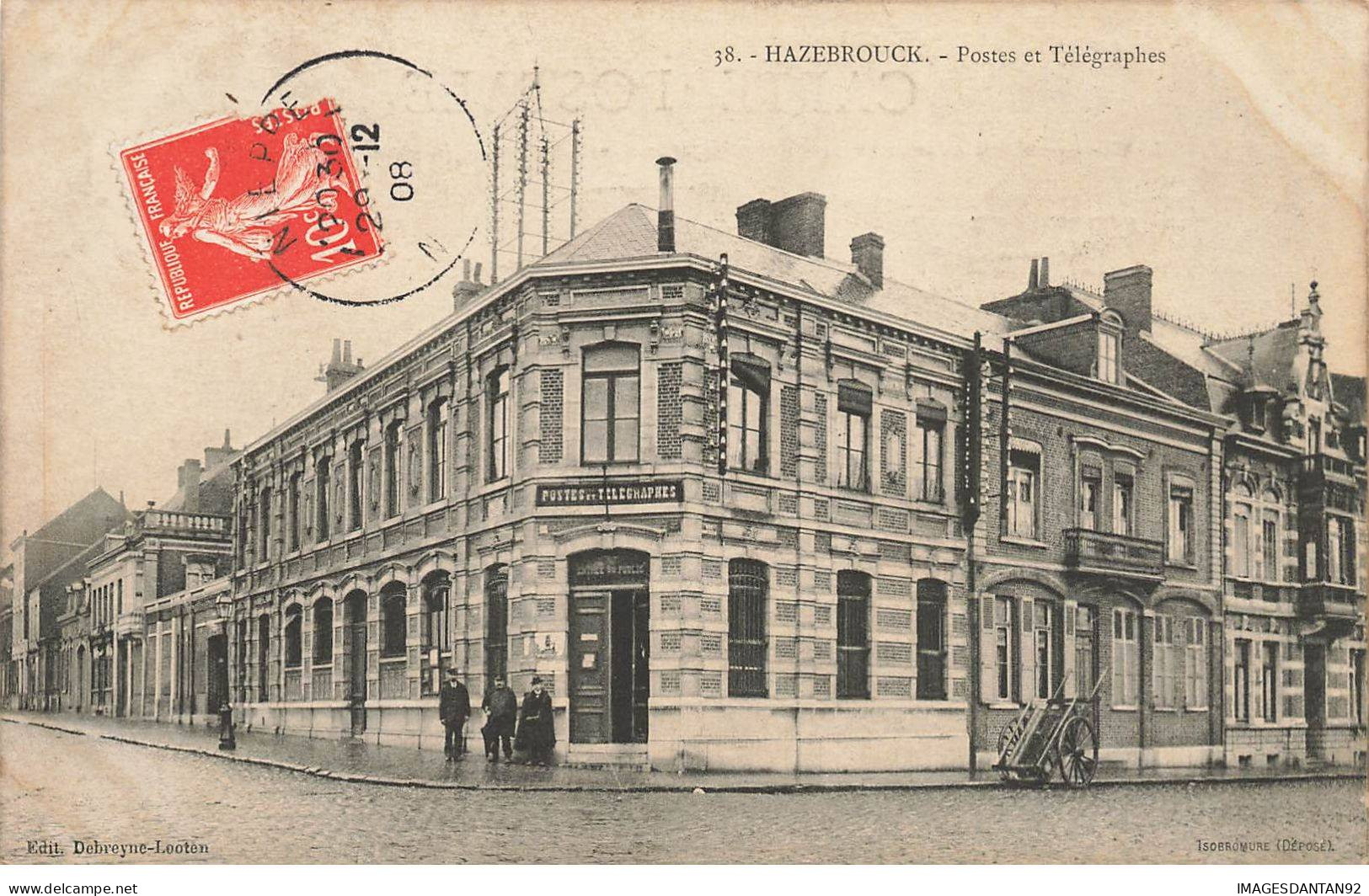 59 HAZEBROUCK #MK45253 POSTES ET TELEGRAPHES - Hazebrouck