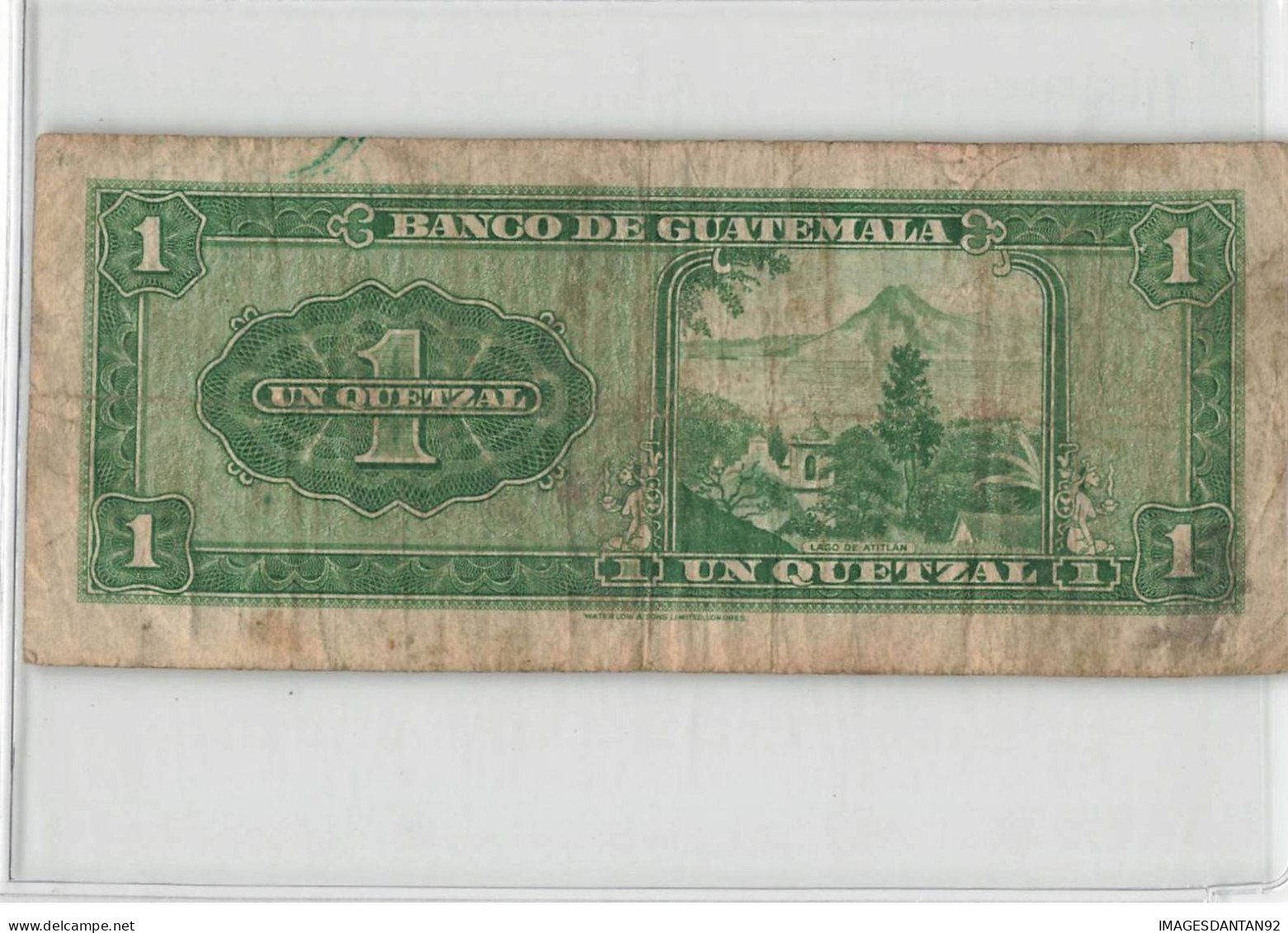 GUATEMALA 1 QUETZAL 1960 - Guatemala