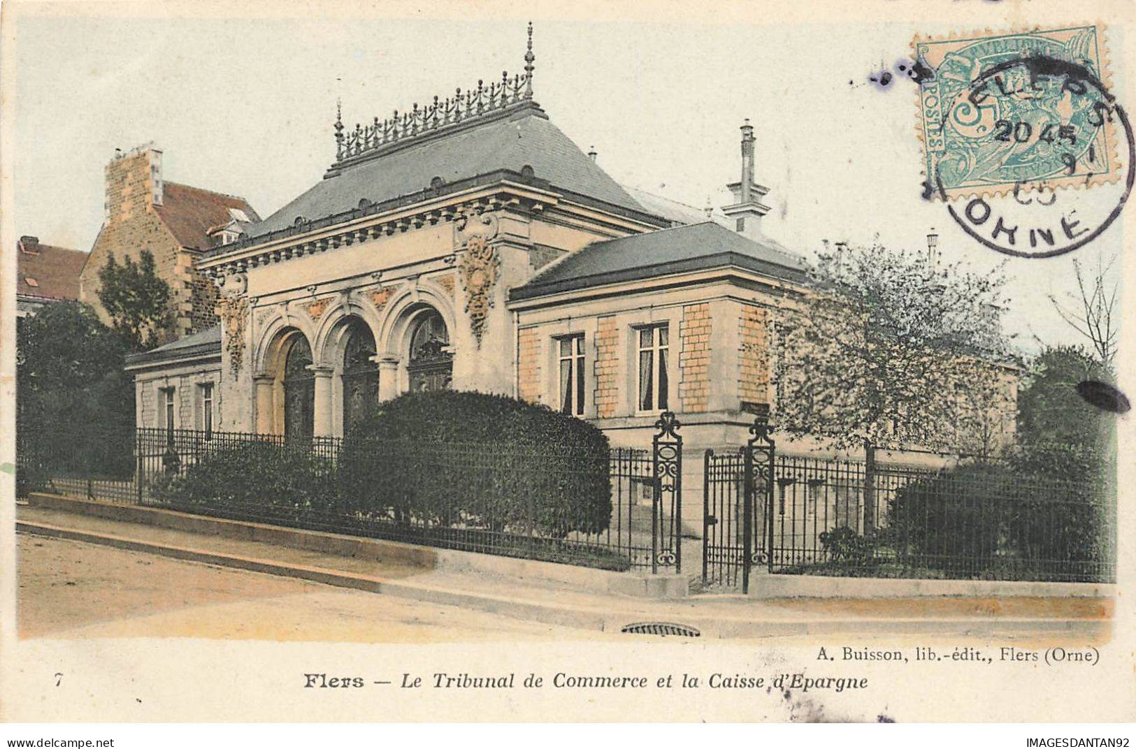 61 FLERS #MK46345 LE TRIBUNAL DE COMMERCE ET LA CAISSE D EPARGNE - Flers