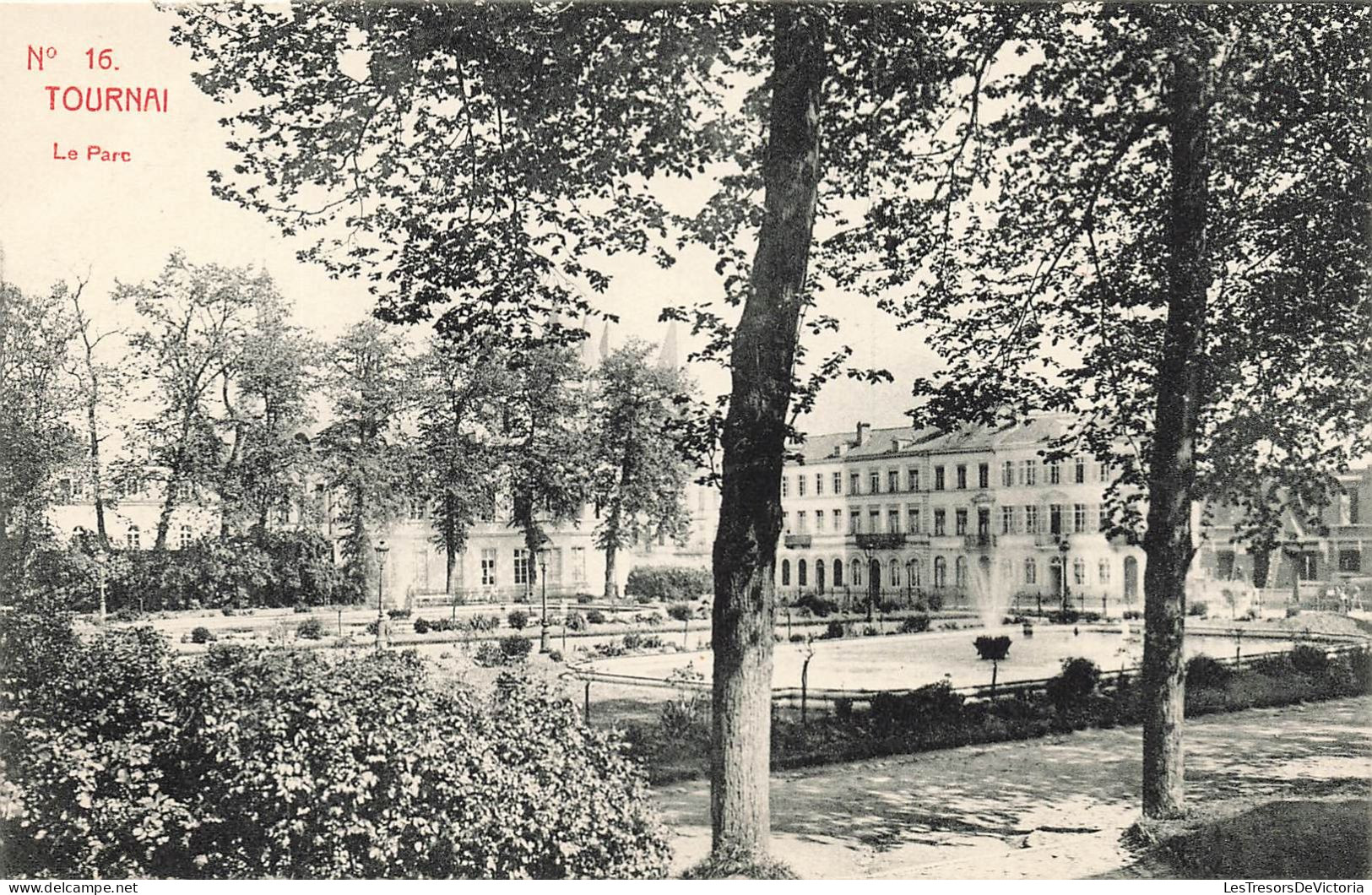 BELGIQUE - Tournai - Vue Sur Le Parc - Carte Postale Ancienne - Tournai