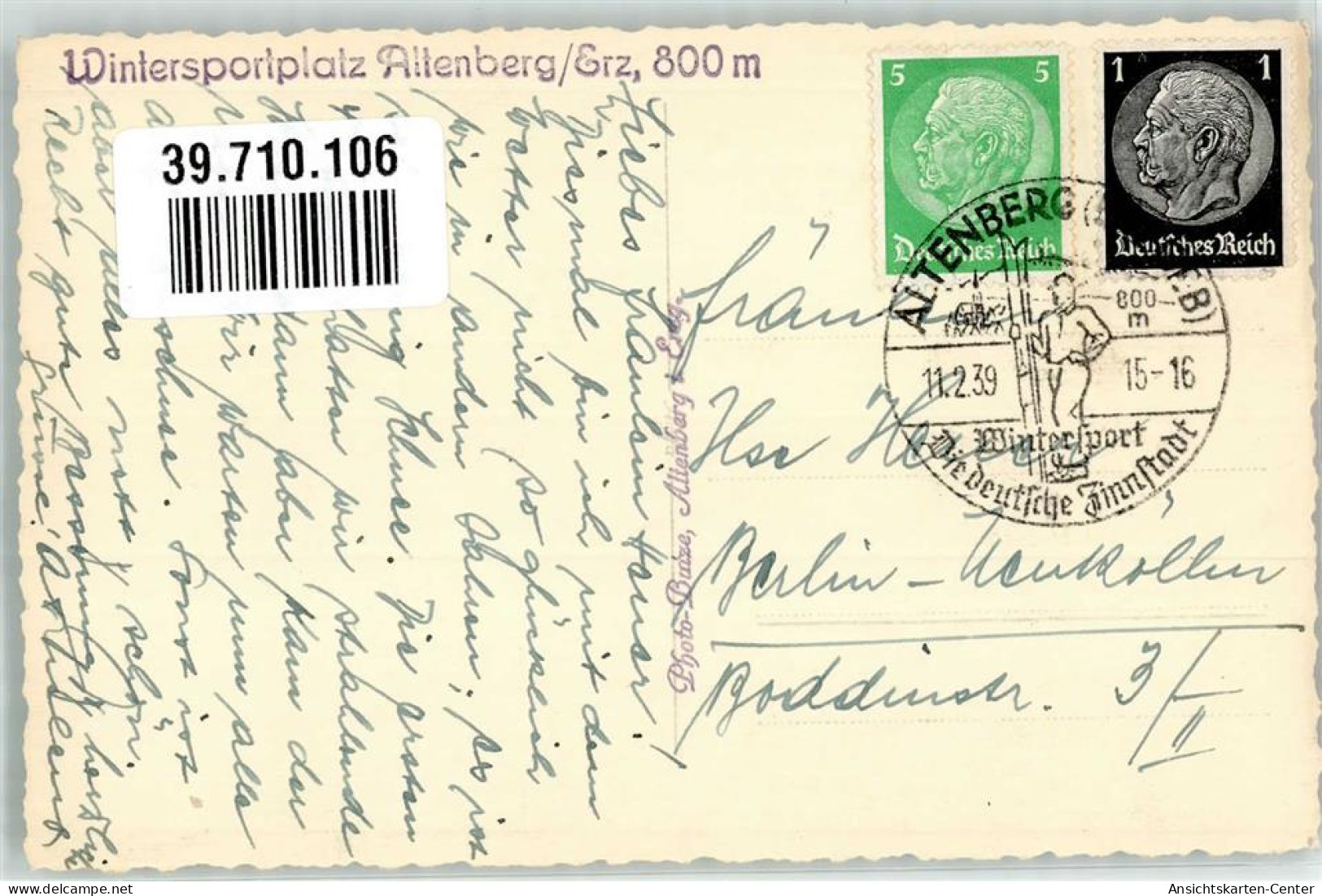 39710106 - Altenberg , Erzgeb - Altenberg
