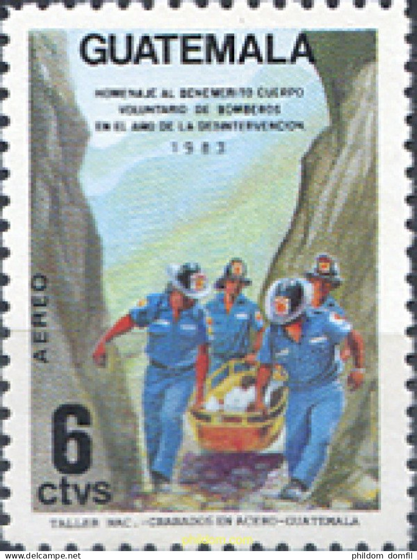 659775 MNH GUATEMALA 1986 BOMBEROS - Guatemala