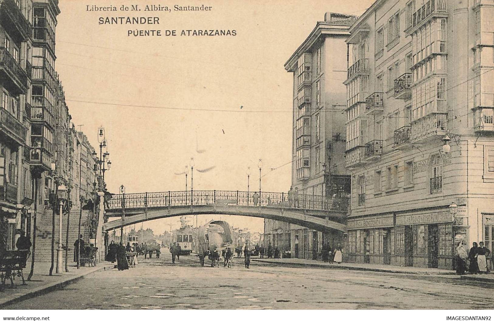 ESPAGNE #MK44711 SANTANDER PUENTE DE ATARAZANAS TRAMWAY - Cantabrië (Santander)