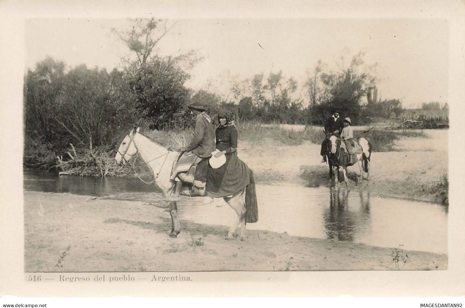 ARGENTINE #MK44612 REGRESO DEL PUEBLO CHEVAUX - Argentina