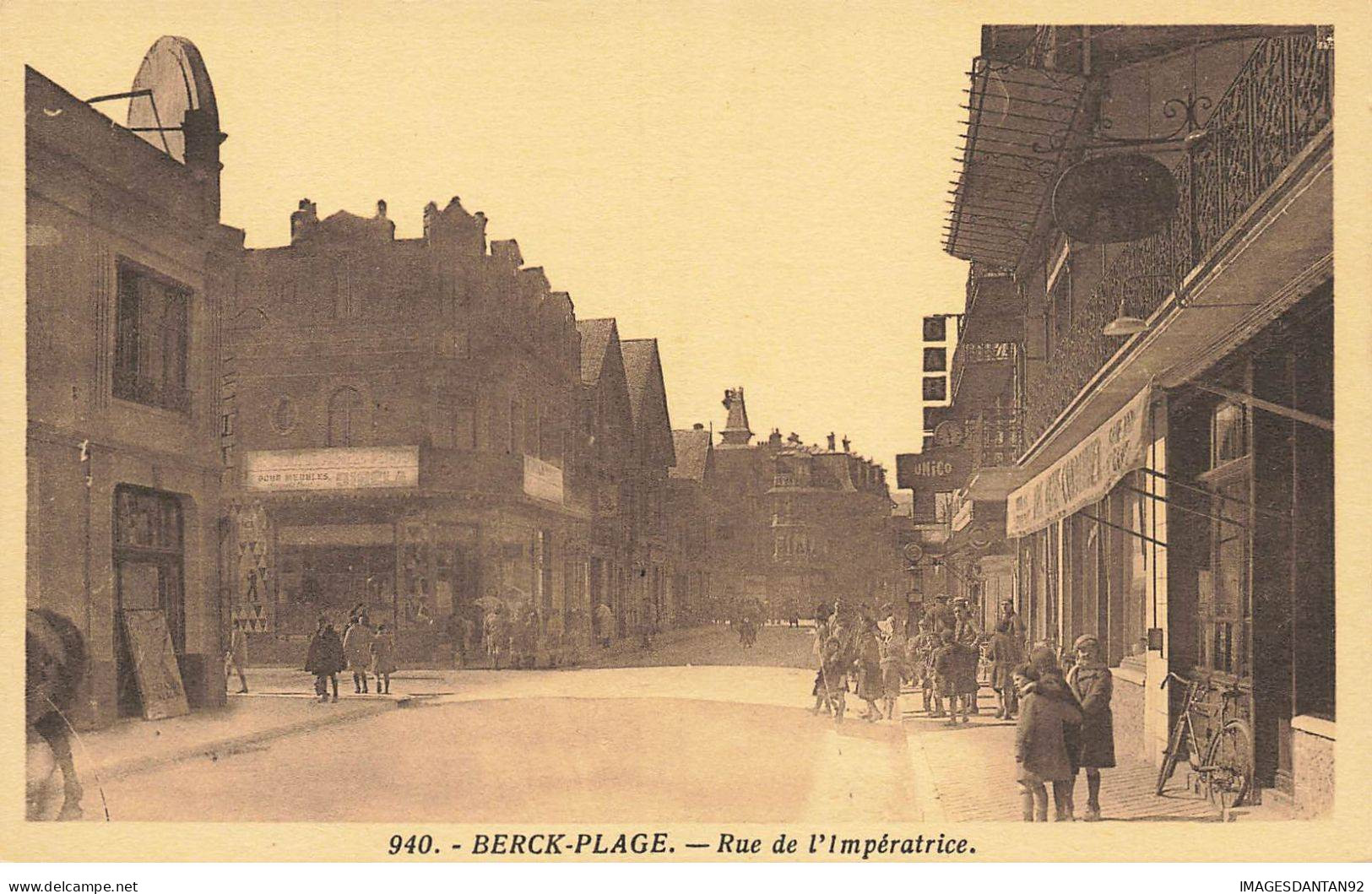 62 BERCK PLAGE #MK45349 RUE DE LA L IMPERATRICE - Berck