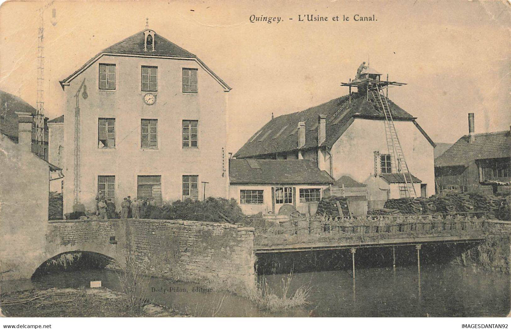 25 QUINGEY #MK46165 L USINE ET LE CANAL - Sonstige & Ohne Zuordnung