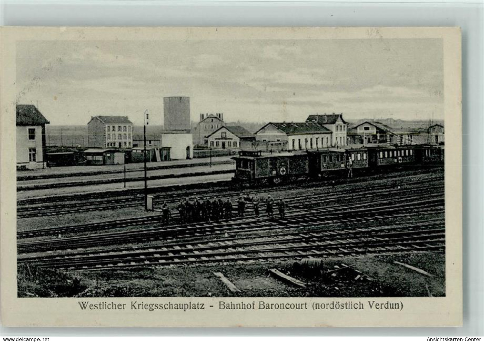 13031406 - Bahnhoefe Europa Baroncourt Bahnhof - Rotes - Stations - Met Treinen