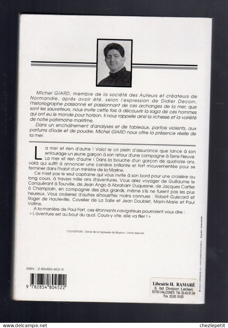 MICHEL GIARD LA MER ET RIEN D'AUTRE CHARLES CORLET 1993 Avec Envoi De L'auteur - Historisch