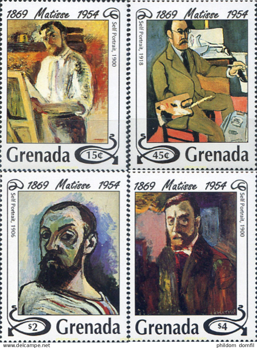 319501 MNH GRANADA 1993 HENRI MATISSE - Grenade (1974-...)