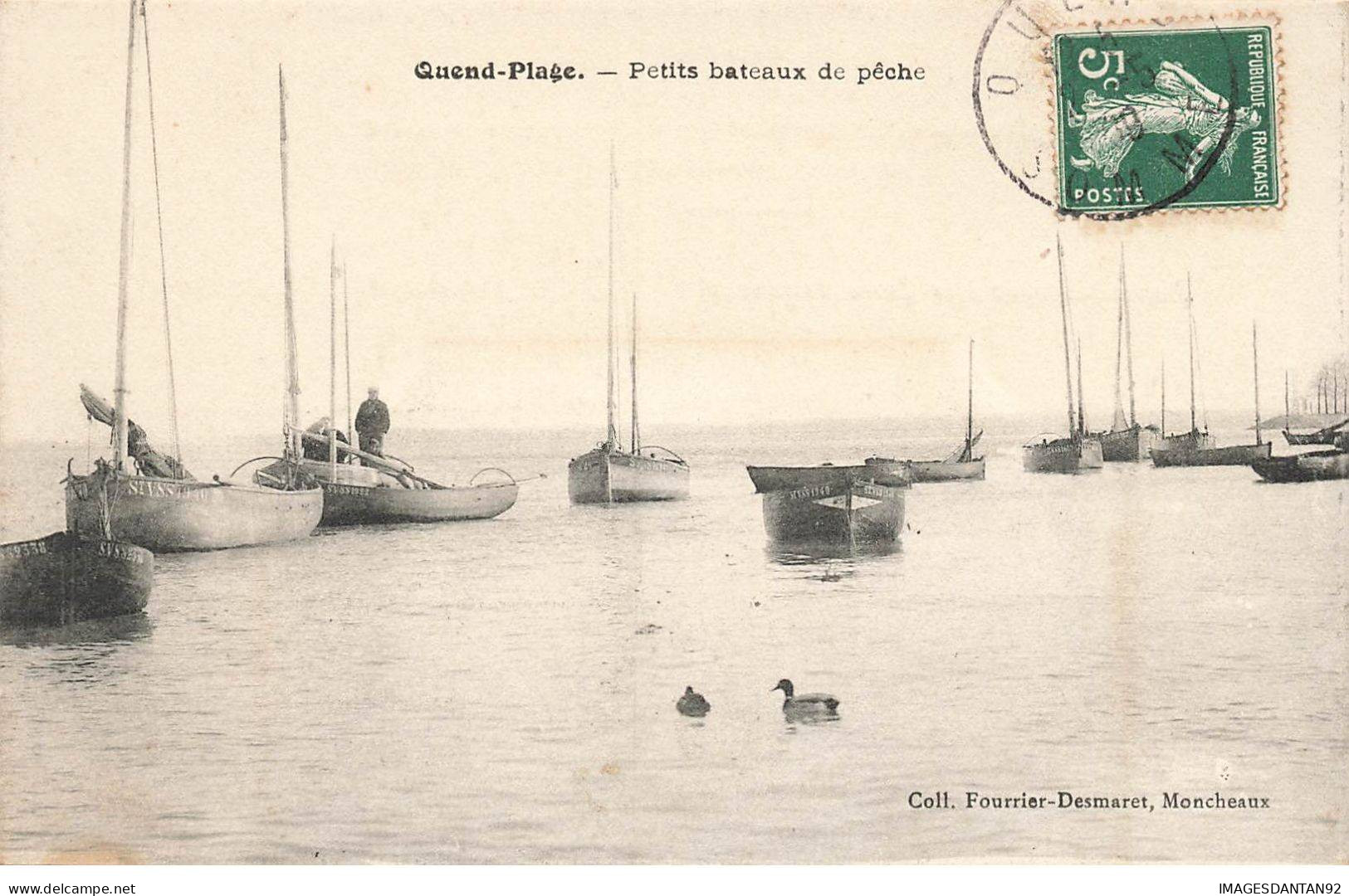 80 QUEND PLAGE #MK46481 PETITS BATEAUX DE PECHE - Quend