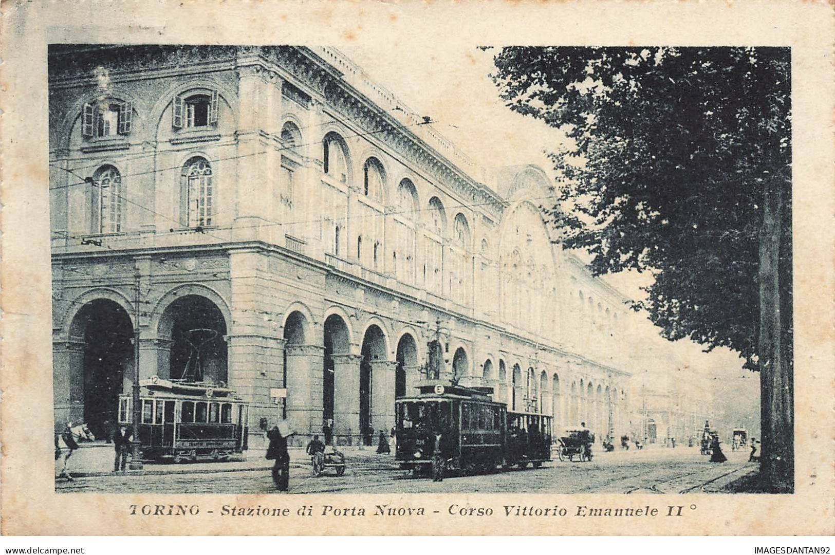 ITALIE #MK45638 TORINO TURIN CORSO VITTORIO EMMANUELE II TRAMWAY - Autres & Non Classés