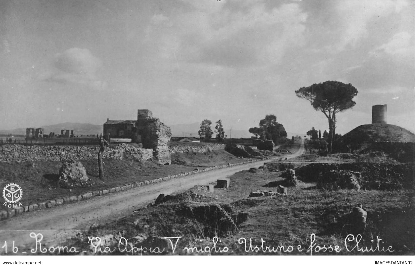 ITALIE #MK45634 ROMA VIA APPIA V MIGLIO USTRINO E FOSSE CHUITIE - Sonstige & Ohne Zuordnung