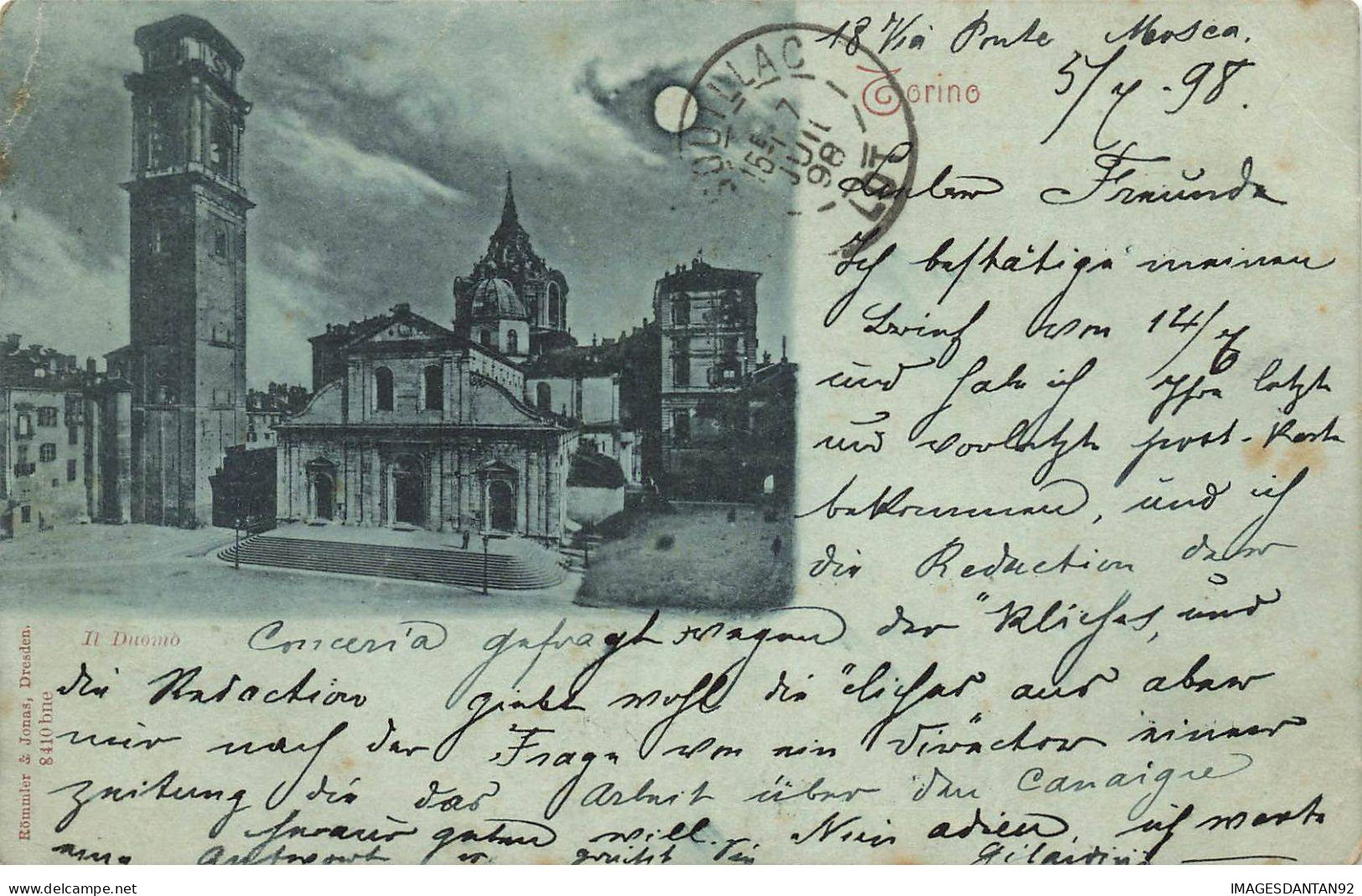 ITALIE #MK45633 TORINO IL DUOMO LUNE MOON 1898 - Other & Unclassified