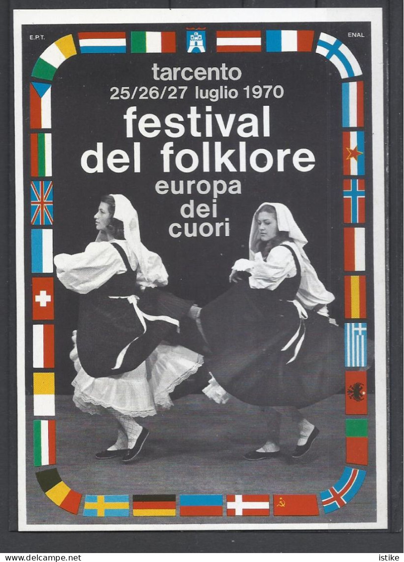 Italy, Tarcento, Festival Del Folklore "Europa Dei Cuori",  1970.. - Tänze