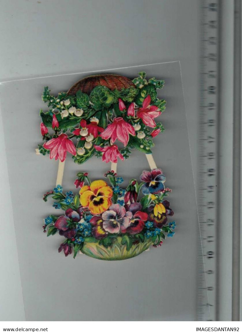 DECOUPIS Z&M L&B SCRAP 2 PANIERS DE FLEURS 07 X 11 CMS - Engel