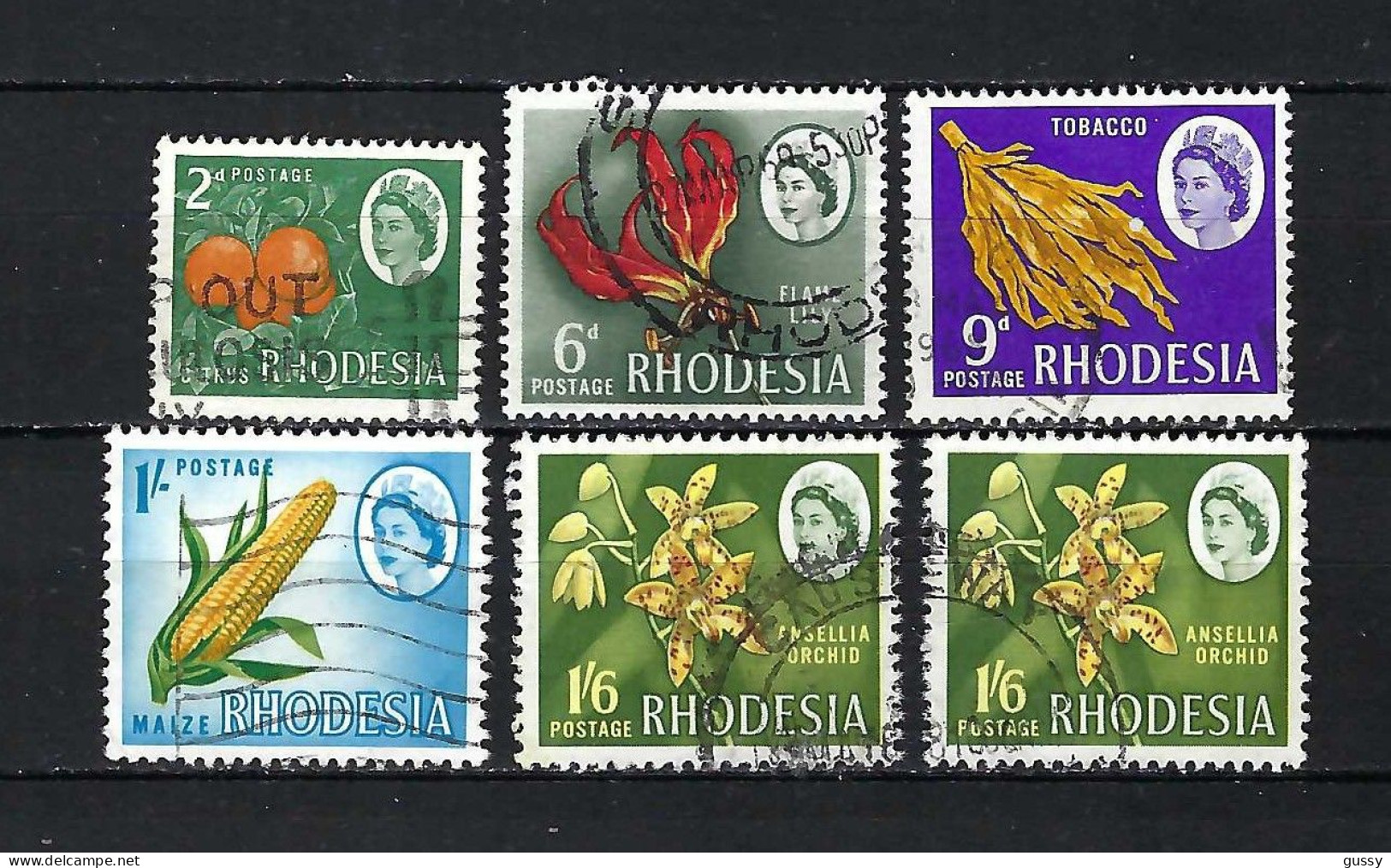 RHODESIE Ca.1960-65: Lot D' Obl. - Rhodesien (1964-1980)