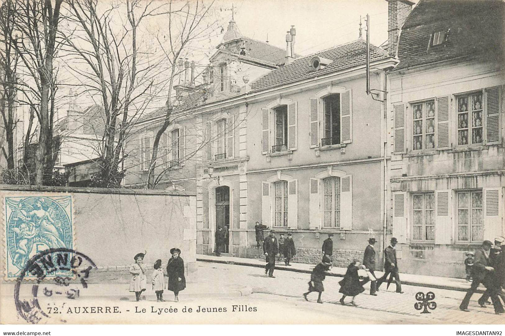 89 AUXERRE #AS38655 LE LYCEE DES JEUNES FILLES - Auxerre