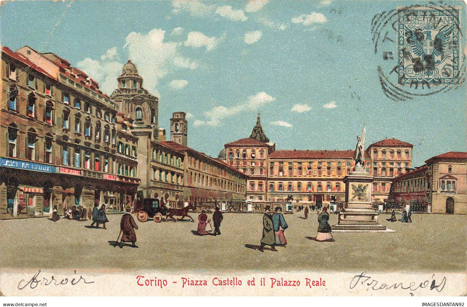 ITALIE  #SAN47388 TORINO PIAZZA CASTELLO ED IL PALAZZO REALE - Palazzo Reale