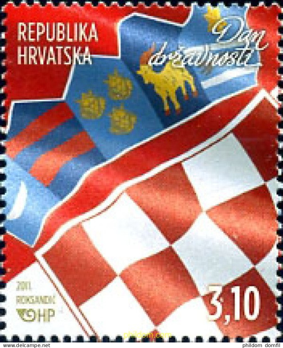266491 MNH CROACIA 2011 20º ANIVERSARIO DE LA INDEPENDENCIA DE CROACIA - Kroatien
