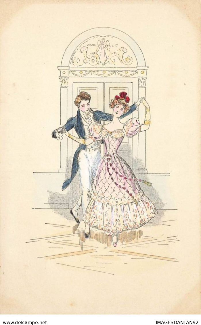 ILLUSTRATEUR #SAN47041 HOMME ET FEMME ROCOCO QUI DANSENT - Sin Clasificación