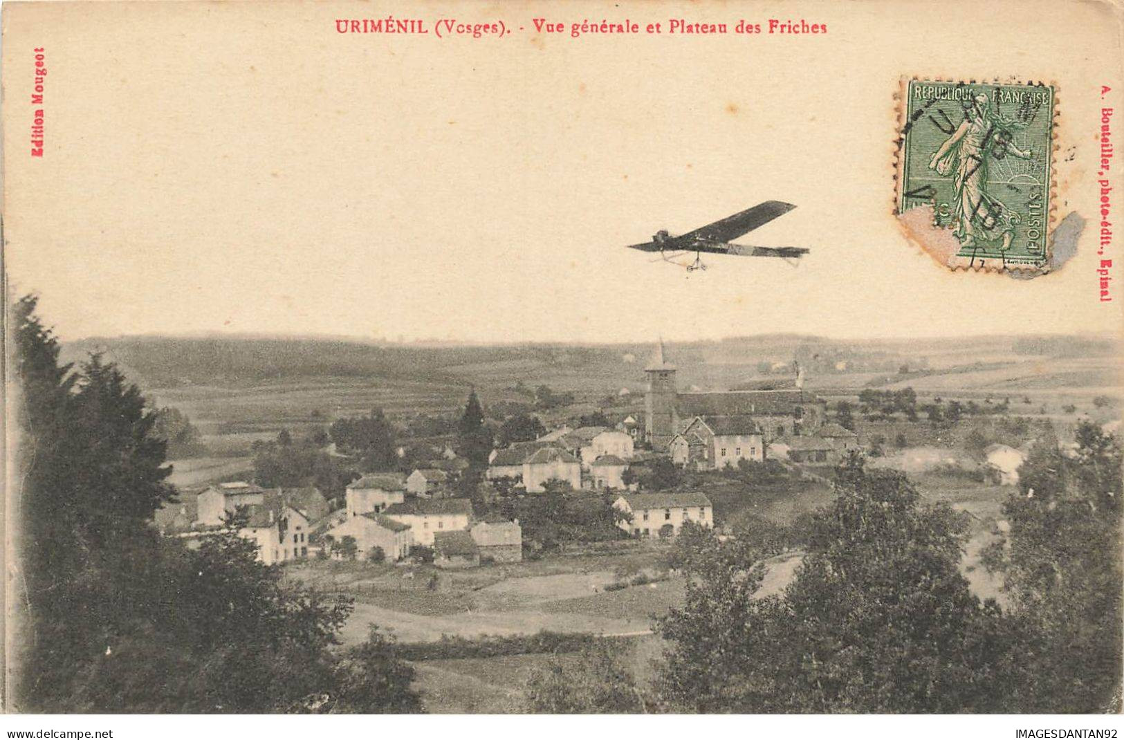 AVIATION #SAN46920 URIMENIL VUE GENERALE ET PLATEAU DES FRICHES - Sonstige & Ohne Zuordnung