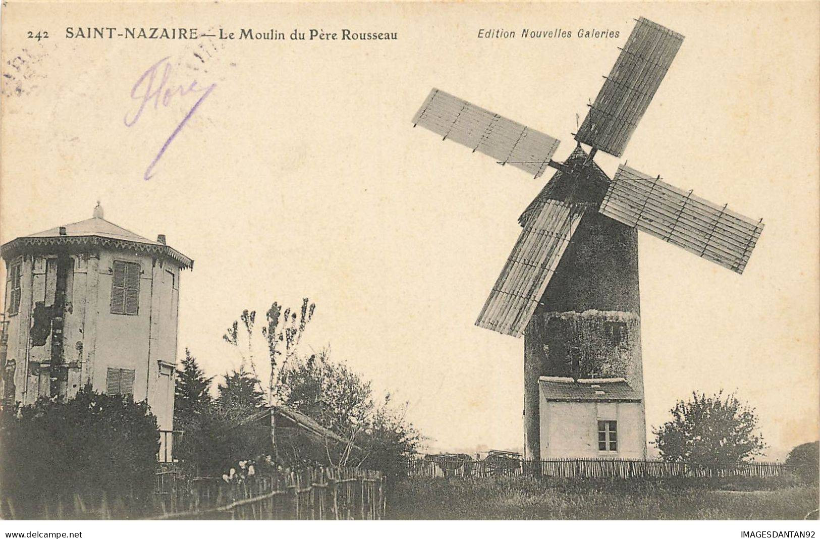 44 SAINT NAZAIRE #SAN47894 LE MOULIN DU PERE ROUSSEAU MOLEN MILL - Saint Nazaire